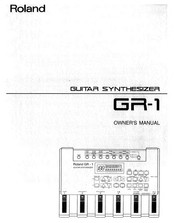 Roland Turbostart GR-1 Owner's Manual