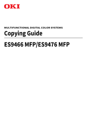 Oki ES9476 MFP Copying Manual