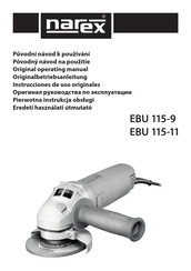 Narex EBU 115-9 Original Operating Manual
