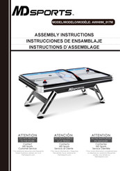 MD SPORTS AWH090-017M Assembly Instructions Manual