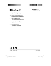 EINHELL RG-CG 10,8 Li Original Operating Instructions
