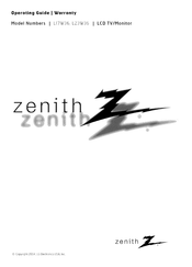 LG zenith L17W36 Operating Manual And Warranty