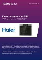 Haier HWO60SM2F5XH User Instructions