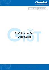 Gemtek GIoT Femto WLRGFM-100 User Manual