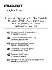 Xylem FLOJET 02095502 Installation Manual
