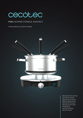 cecotec FUN GOURMETFONDUE ADVANCE Instruction Manual