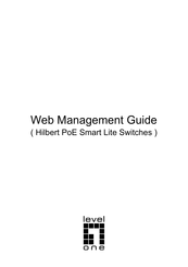 LevelOne GES-2128P Web Management Manual