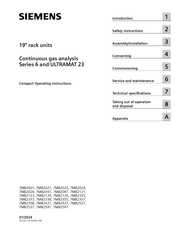 Siemens ULTRAMAT 7MB2357 Compact Operating Instructions