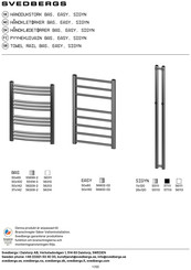Svedbergs Sigyn Manual