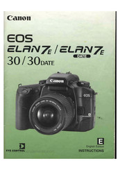 Canon EOS 30 Instructions Manual