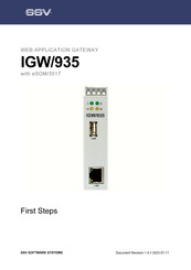 SSV IGW/935 First Steps
