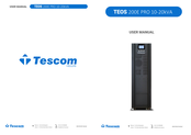 Tescom TEOS 200E PRO 10-20kVA User Manual