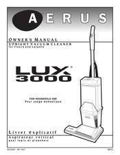 Aerus LUX 3000 Owner's Manual
