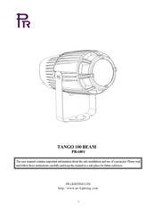 PR TANGO 100 BEAM Manual