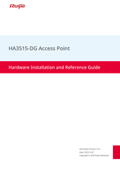 Ruijie HA3515-DG Hardware  Installation And Reference Manual
