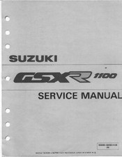 Suzuki GSXR-1100K 1990 Service Manual