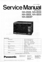 Panasonic NN-8808P Service Manual