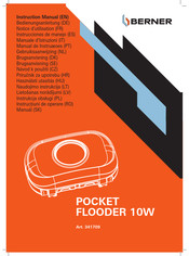 Berner POCKET FLOODER 10W Instruction Manual