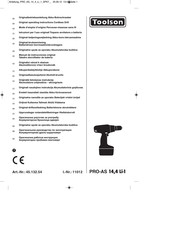 Toolson PRO-AS 14,4 Li-1 Original Operating Instructions