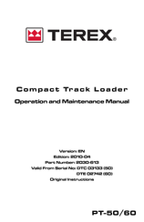 Terex PT-50 Operation And Maintenance Manual