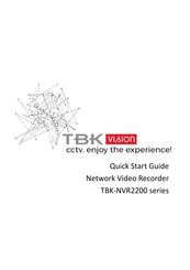 TBK vision TBK-NVR2208 Quick Start Manual