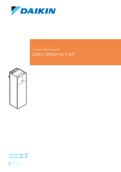 Daikin Altherma 3 WS Installer's Reference Manual