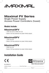 Altronix Maximal7FV Installation Manual