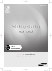 Samsung WD106U4SA Series User Manual