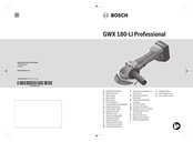 Bosch Professional GWX 180-LI Original Instructions Manual