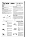 Kenwood SRC-404 Assembly Instructions