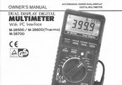 Tequipment M-3870D Owner's Manual