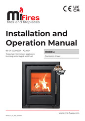 Mi-Fires Coniston Inset Installation And Operation Manual
