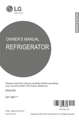LG GR-486 Series Owner's Manual