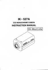 Toshiba IK-527A Instruction Manual
