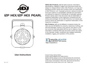 ADJ 12P HEX PEARL User Instructions