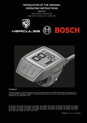 Bosch HERCULES Rob Cross Sport Translation Of The Original Operating Instructions