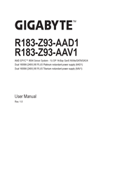 Gigabyte R183-Z93-AAV1 User Manual