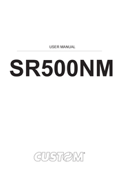 Custom Audio Electronics SR500NM User Manual