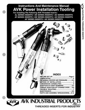 AVK AW Series Instruction And Maintenance Manual