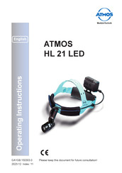 Atmos HL 21 LED Unit set Operating Instructions Manual