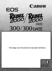 Canon EOS REBEL 2000 DATE Manual