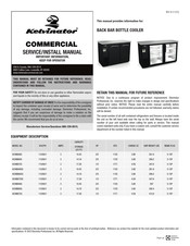 Kelvinator COMMERCIAL KCH8B60S Service Installation Instruction