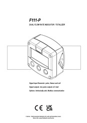 Fluidwell F111-P Manual
