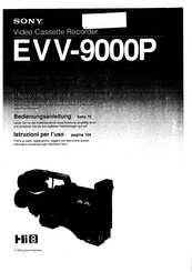 Sony Hi8 EVV-9000P Manual