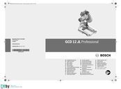 Bosch GCD 12 JL Professional Original Instructions Manual