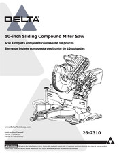 Delta 26-2310 Instruction Manual