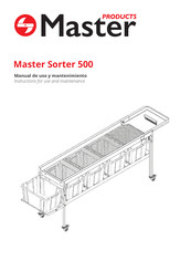 Master Sorter 500 Instructions For Use And Maintenance Manual