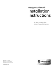 GE ZIPP360NZA Installation Instructions Manual