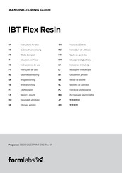 formlabs IBT Flex Resin Instructions For Use Manual
