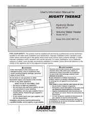 Laars MIGHTY THERM2 MT2H User's Information Manual